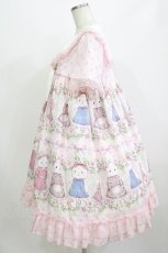画像2: To Alice / うさぎプリントワンピース M ピンク H-26-08-21-006-LO-OP-NS-ZH (2)