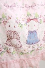 画像4: To Alice / うさぎプリントワンピース M ピンク H-26-08-21-006-LO-OP-NS-ZH (4)