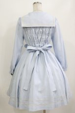 画像3: metamorphose / 長袖セーラーリボンワンピース 1 サックス H-26-08-21-009-ME-OP-NS-ZH (3)