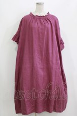 画像1: franche lippee black / バックリボンワンピース M パープル H-26-08-21-018-LO-OP-NS-ZH (1)