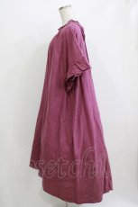 画像2: franche lippee black / バックリボンワンピース M パープル H-26-08-21-018-LO-OP-NS-ZH (2)