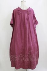 画像3: franche lippee black / バックリボンワンピース M パープル H-26-08-21-018-LO-OP-NS-ZH (3)