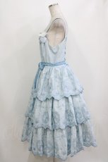 画像2: Nuit de Cellophane（海外ロリータブランド） / PETER RABBIT/ジャンパースカート XL サックス H-26-08-21-019-PU-OP-NS-ZH (2)