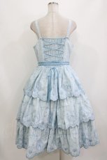 画像3: Nuit de Cellophane（海外ロリータブランド） / PETER RABBIT/ジャンパースカート XL サックス H-26-08-21-019-PU-OP-NS-ZH (3)