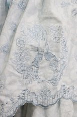 画像4: Nuit de Cellophane（海外ロリータブランド） / PETER RABBIT/ジャンパースカート XL サックス H-26-08-21-019-PU-OP-NS-ZH (4)