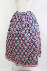 画像1: Jane Marple / Revival vintage quilt skirt M ネイビー H-26-08-22-029-JM-SK-KB-ZH (1)