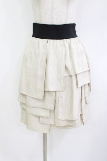 Jane Marple フリル付きホワイトスカート Mサイズ Jane Marple（ジェーンマープル）の古着 ロリィタスカート！