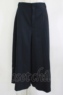 Preview of Doeskin cloth trapeze pants M ネイビー