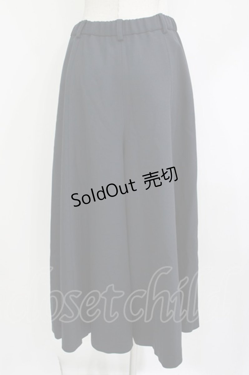 画像2: Jane Marple Dans Le Salon / Doeskin cloth trapeze pants M ネイビー H-26-08-22-040-JM-PA-AK-ZH (2)