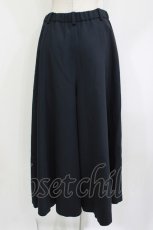 画像2: Jane Marple Dans Le Salon / Doeskin cloth trapeze pants M ネイビー H-26-08-22-040-JM-PA-AK-ZH (2)