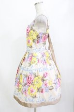 画像2: Jane Marple / Beautiful Bouquetのストラップドレス M シャンパンゴールド H-26-08-22-004-JM-OP-AK-ZH (2)