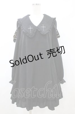 Preview of cross刺繍ワンピース Free ブラック