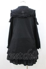 画像2: Amavel / cross刺繍ワンピース Free ブラック H-26-08-22-1035-CA-OP-NS-ZH (2)