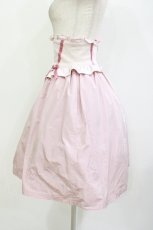 画像2: Shirley Temple / コルセット風スカート S ピンク H-26-08-22-021-ET-SK-KB-ZH (2)