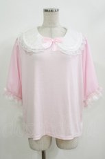 画像1: majoretty / まゆろん/半袖プルオーバー 4L ピンク H-26-08-23-034-LO-TO-NS-ZH (1)