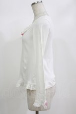 画像2: Angelic Pretty / バックリボンロゴプリントカットソー Free 白 H-26-08-23-037-AP-TO-NS-ZH (2)