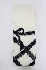 画像1: m petit by misako / AMOVKレースアップR  オフ/ブラック H-26-08-23-039-LO-ZA-NS-ZH (1)