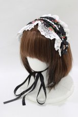 画像1: metamorphose / Strawberry Basket ヘッドドレス  ブラック H-26-08-23-042-ME-AC-NS-ZH (1)