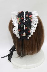 画像2: metamorphose / Strawberry Basket ヘッドドレス  ブラック H-26-08-23-042-ME-AC-NS-ZH (2)