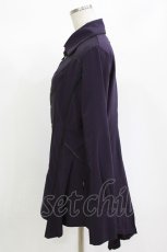 画像2: Ozz Croce / 刺繍ボタンブラウス  紫 H-26-08-23-1026-OO-BL-AK-ZH (2)