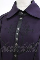 画像4: Ozz Croce / 刺繍ボタンブラウス  紫 H-26-08-23-1026-OO-BL-AK-ZH (4)