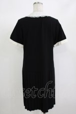 画像3: Katie / 半袖プリーツワンピース  BLACK H-26-08-23-1028-LO-OP-AK-ZH (3)