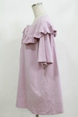 画像2: merry jenny / フリルカラーカットトップス F ピンク H-26-08-23-1030-LO-TO-AK-ZH (2)