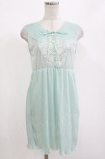 画像1: Katie / Dream timeプリーツワンピース  サックス H-26-08-23-1031-LO-OP-AK-ZH (1)