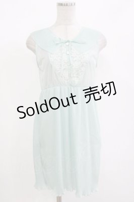 Preview of Dream timeプリーツワンピース  サックス