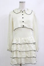 画像1: Katie / フリルワンピース  IVORY H-26-08-23-1032-LO-OP-AK-ZH (1)