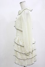 画像2: Katie / フリルワンピース  IVORY H-26-08-23-1032-LO-OP-AK-ZH (2)