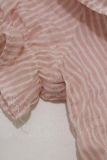 画像3: Katie / ストライプパフブラウス  PINK H-26-08-23-1045-LO-BL-AK-ZH (3)