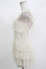 画像2: Katie / ローズチュールキャミソール  BEIGE H-26-08-23-1053-LO-TO-AK-ZH (2)