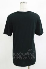 画像2: BLACK MORAL / プリント半袖カットソー  黒 H-26-08-23-1060-GO-BL-AK-ZH (2)
