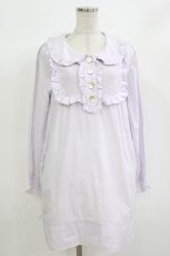 画像1: Katie / フロントボタンフリルワンピース  LAVENDER H-26-08-23-1010-LO-OP-AK-ZH (1)