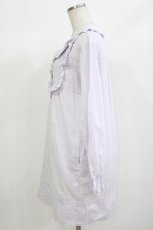 画像2: Katie / フロントボタンフリルワンピース  LAVENDER H-26-08-23-1010-LO-OP-AK-ZH (2)