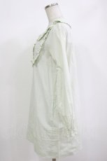 画像2: Katie / フロントボタンフリルワンピース  MINT H-26-08-23-1012-LO-OP-AK-ZH (2)