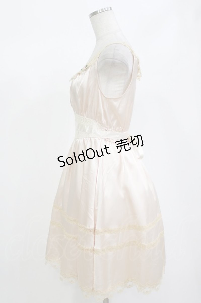 画像2: Katie / ローズノースリーブワンピース  BEIGE H-26-08-23-1014-LO-OP-AK-ZH (2)