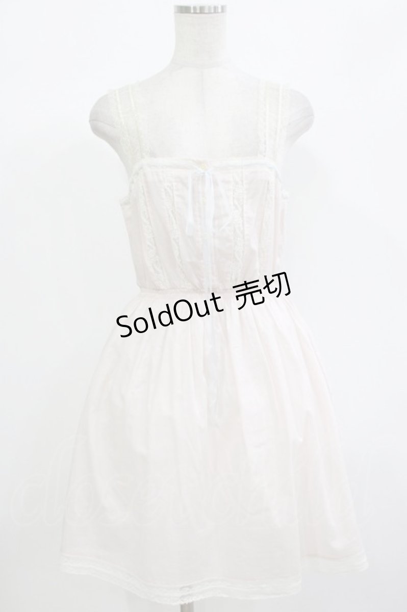 画像1: Katie / レース切替ノースリーブワンピース  PINK H-26-08-23-1016-LO-OP-AK-ZH (1)