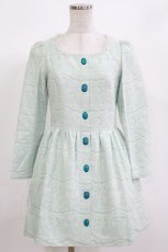 画像1: MILK / Reinetteワンピース  グリーン H-26-08-23-1017-ML-OP-AK-ZH (1)