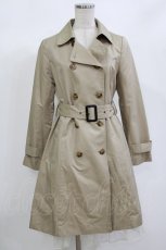 画像1: Katie / 裾フリルボタンコート  BEIGE H-26-08-23-1018-LO-CO-AK-ZH (1)
