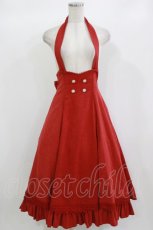画像1: Forest Wardrobe（海外ロリータブランド） / クラシカルジャンパースカートドレス　令嬢風 M アカ H-26-08-23-007-LO-SK-YZ-ZH (1)