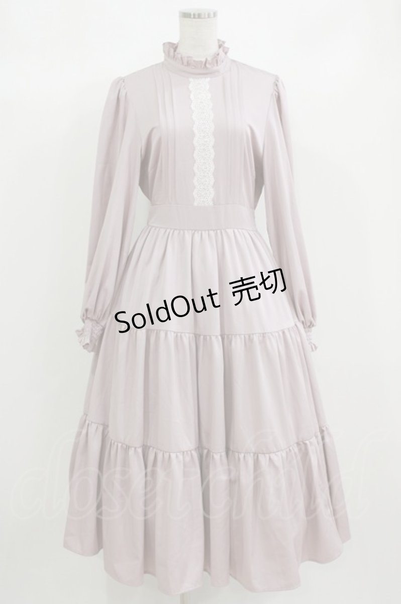 画像1: m petit by misako / AM*レースティアードワンピース M ピンク H-26-08-23-011-LO-OP-YZ-ZH (1)