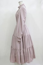 画像2: m petit by misako / AM*レースティアードワンピース M ピンク H-26-08-23-011-LO-OP-YZ-ZH (2)