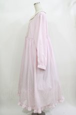 画像2: m petit by misako / マロンクリーム/ギンガムワンピース 6L ピンク H-26-08-23-019-LO-OP-NS-ZH (2)