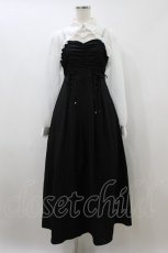 画像1: couture BY ROJITA / シアーボレロ×キャミロングワンピース Free ブラック H-26-08-24-027-LO-OP-NS-ZH (1)