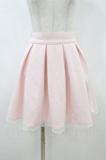 画像1: Fi.n.t / レース使いヘムミニスカート Free L/PINK H-26-08-24-030-CA-SK-NS-ZH (1)