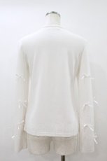 画像2: Lolime by mellfy memory / only ribbons カットソー M 白 H-26-08-24-037-LO-TO-NS-ZH (2)