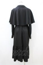 画像2: axes femme / ケープ付インバネス風コート M ブラック H-26-08-24-055-AX-CO-NS-ZH (2)