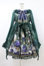 画像1: Angelic Pretty / メルカトル骨董品店ワンピース Free グリーン H-26-08-24-014-AP-OP-NS-ZH (1)